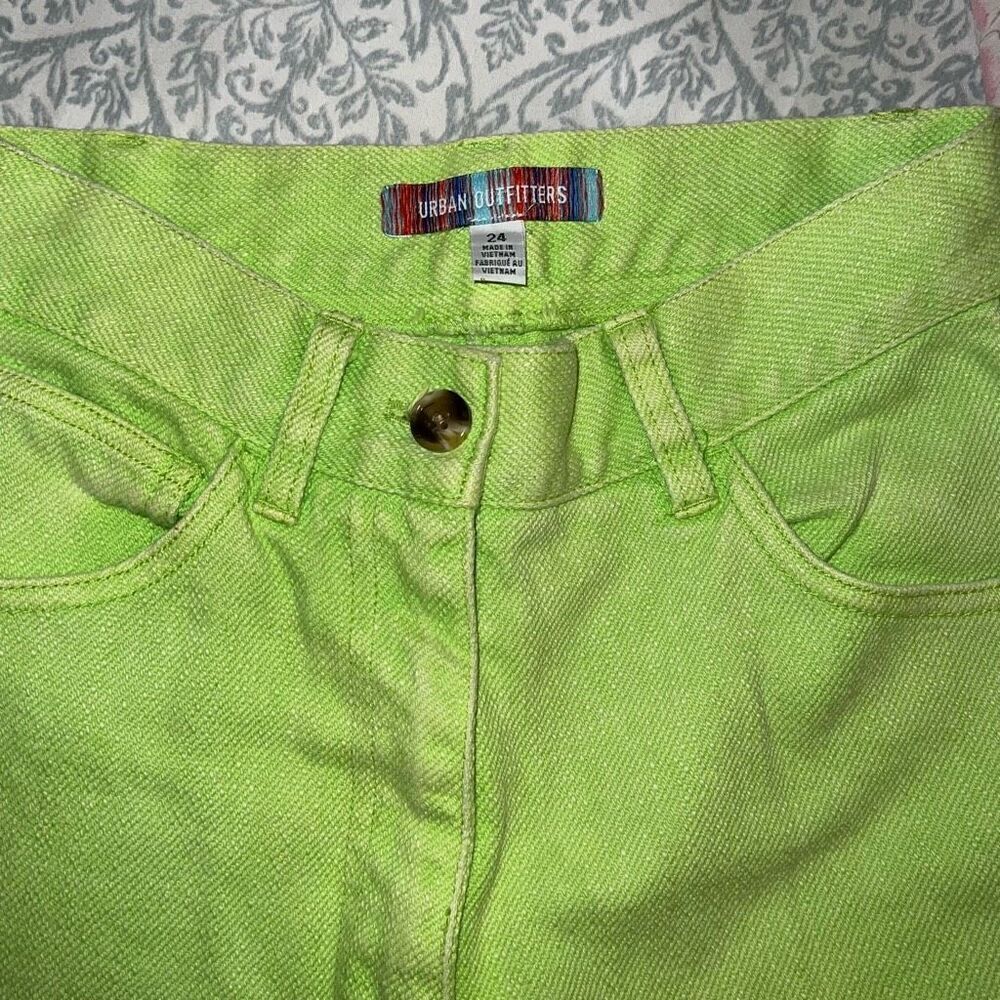 Urban outfitters lime pants wide leg baggy fit jeans size 24 - Picture 3 of 4